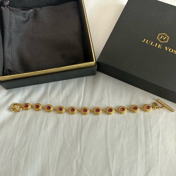Julie Vos Jewelry - Julie Vos Tudor Tennis Bracelet in Rasberry
